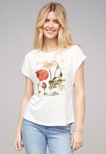 Футболка с принтом FLOWER  Cloud 5ive, белый