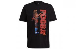 Футбольная майка мужская черная Adidas, черный