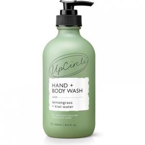 Средство для мытья рук и тела UpCircle с водой киви, 250 мл — успокаивает и защищает — глицерин и лемонграсс — натуральное, веганское, без тестирования на животных