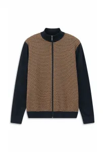 Кардиган со структурой Bugatti, Braun