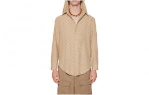 Misbhv Рубашки мужские, цвета коричневого, с острым воротником, средней насыщенности, другие цвета