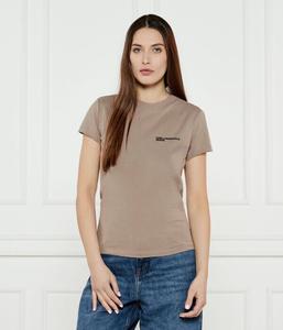 Футболка женская Karl Lagerfeld Jeans из органического хлопка, бежевый