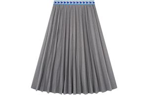 And Wander повседневная длинная юбка женская gray Maison Kitsune, серый