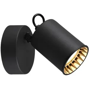 Настенный светильник TRIO Pago GU10 Trio Leuchten, черный