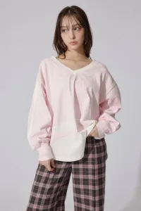 Женская униформа, длинная футболка Rienda, цвет L/Pnk1