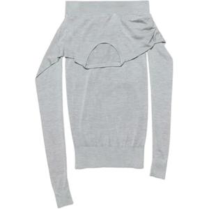 Повседневная длинная юбка женская серая Acne Studios, серый