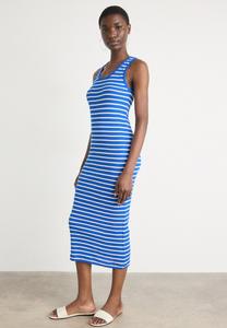 Платье из джерси STRIPE AMA DRESS Mads Nørgaard, синий