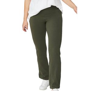 Женские трикотажные леггинсы больших размеров Ellos Bootcut, цвет Deep Olive