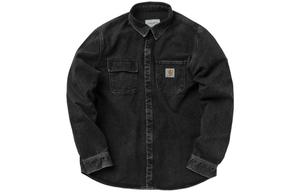 Черная джинсовая куртка мужская Carhartt WIP, черный