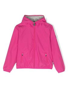 Save The Duck ветровка из переработанного полиэстера с капюшоном, розовый