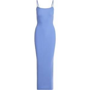 Skims Платье-комбинация SS25 SOFT LOUNGE LONG SLIP DRESS женское CIELO/Natural Blue