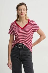 Хлопковая футболка Levi'S, красный