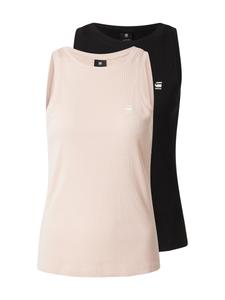 Топ G-STAR, бежевый/черный