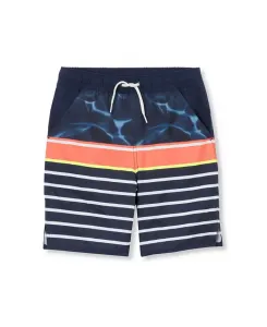 Плавки-шорты Hydroliner для мальчиков, устойчивые к хлору Lands' End, мультиколор
