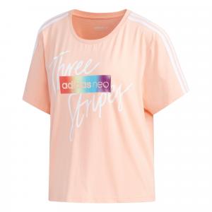 Adidas Neo T Shirt Women's Bright Light Pink