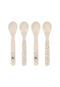 Ложки детские Lässig, 4 штуки, сине-бежевый