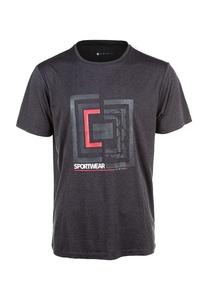 Футболка с великолепным принтом Virtus, черный