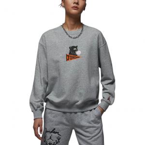 Бруклин Флисовая Толстовка Женская Темно-Серая Jordan