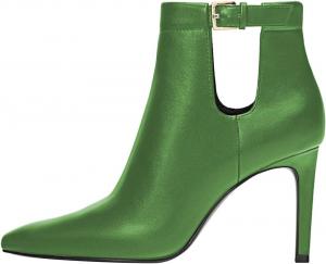 Женские ботильоны FSJ с заостренным носком, закрытые ботильоны с заостренным носком, вырезами, челси-подобные на высоком каблуке-шпильке, с пряжкой на щиколотке, свадебные и вечерние туфли, размер 4-15 US