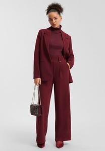 Кардиган QS MIT REVERSKRAGEN, Bordeaux/Dark Red