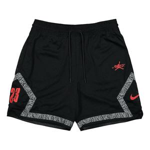 Шорты x awake ny diamond shorts asia sizing 'black university red' Air Jordan, черный