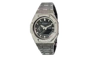 Часы Casio G-Shock Analog-Digital 2100 Series, арт. GA-2100SKE-7A, серебристый