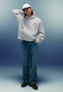 Худи Bershka PRINTED , Grey