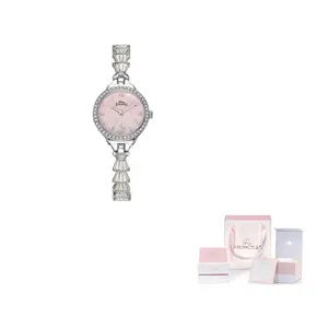 Disney Часы Quartz Movement Steel Strap Watch Women's Watch White Dial