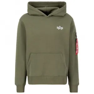 Худи Alpha Industries Signature Bp, зеленый