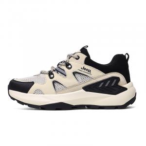 Походные ботинки Jeep комбинированные, бежево-черный