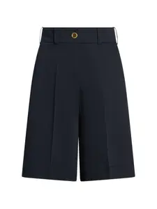 Плиссированные бермуды Patou, синий