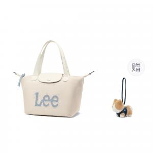 Lee Тканевая сумка Дампинг среднего размера Женская Дымчато-голубая Коричневая Розовая, Coix Seeds Color+Premium Brand Pendant