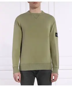 Толстовка Regular fit Calvin Klein Jeans, зеленый