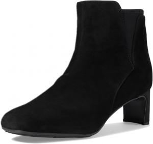 Женские модные ботинки Clarks Kyndall Faye, Black Suede
