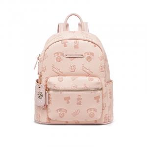 Teenie Weenie Женский рюкзак ПУ кремово-абрикосовый желтый, Cherry Blossom Pink-L