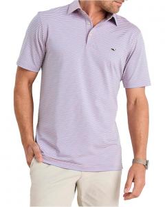 Мужская поло Vineyard Vines Bradley Stripe Sankaty, Hibiscus Tejeda