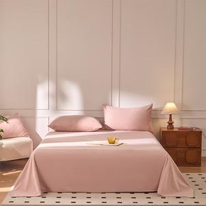 Luolai Home Простыня односпальная 245х245 см из бархата, цвет Mist Pink