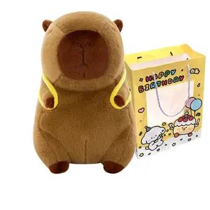 Плюшевая кукла Capybara Bee Collection высотой 35см/45см/55см CHONGRONGLIANYU