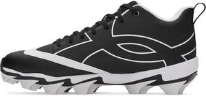 Under Armour мужские бейсбольные бутсы Leadoff Icon Mid, (001) Black/Black/Anthracite