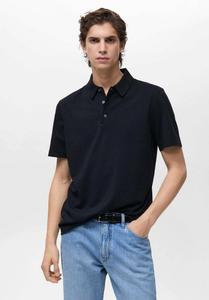 Поло Mango, темно-синий