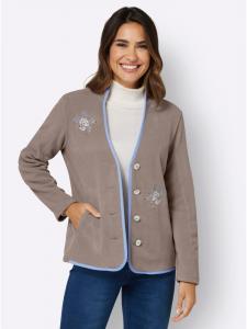 Флисовая куртка Sieh an!, серо-коричневый