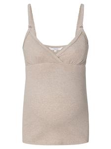 Топ для кормления и сна Maja в цвете серо-коричневый меланж Noppies