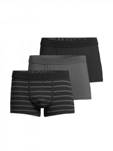 Трусы Seidensticker Retro Short / Pant Relax Cotton, цвет Schwarz/Grau