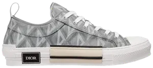 Кроссовки Dior B23 Low 'CD Diamond - Grey', серый