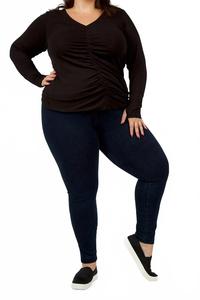 Джинговые леггинсы цвета индиго Lysse