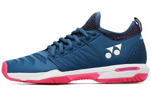 Кроссовки для бадминтона FUSHIONREV 3 женские с низким верхом темно-синего цвета Yonex