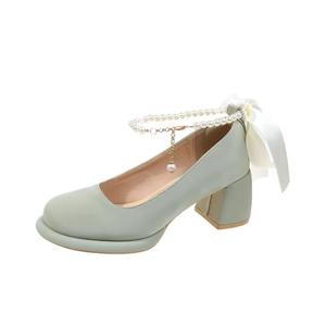 Xingdiman Женские туфли на высоком каблуке бежевые, черные, зеленые с черным, цвет Black