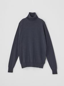 Вязаный пуловер с высоким воротником и длинными рукавами | AOFIE | 30G Современный крой