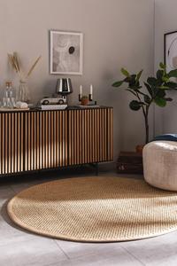 Ковер грета из сизаля Benuta - Benuta Pure, диаметр 150 см, бежевый