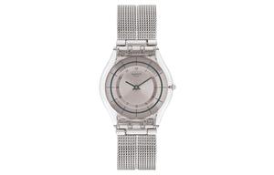 SWATCH Часы Unisex 34mm Silver Watch SFE109M